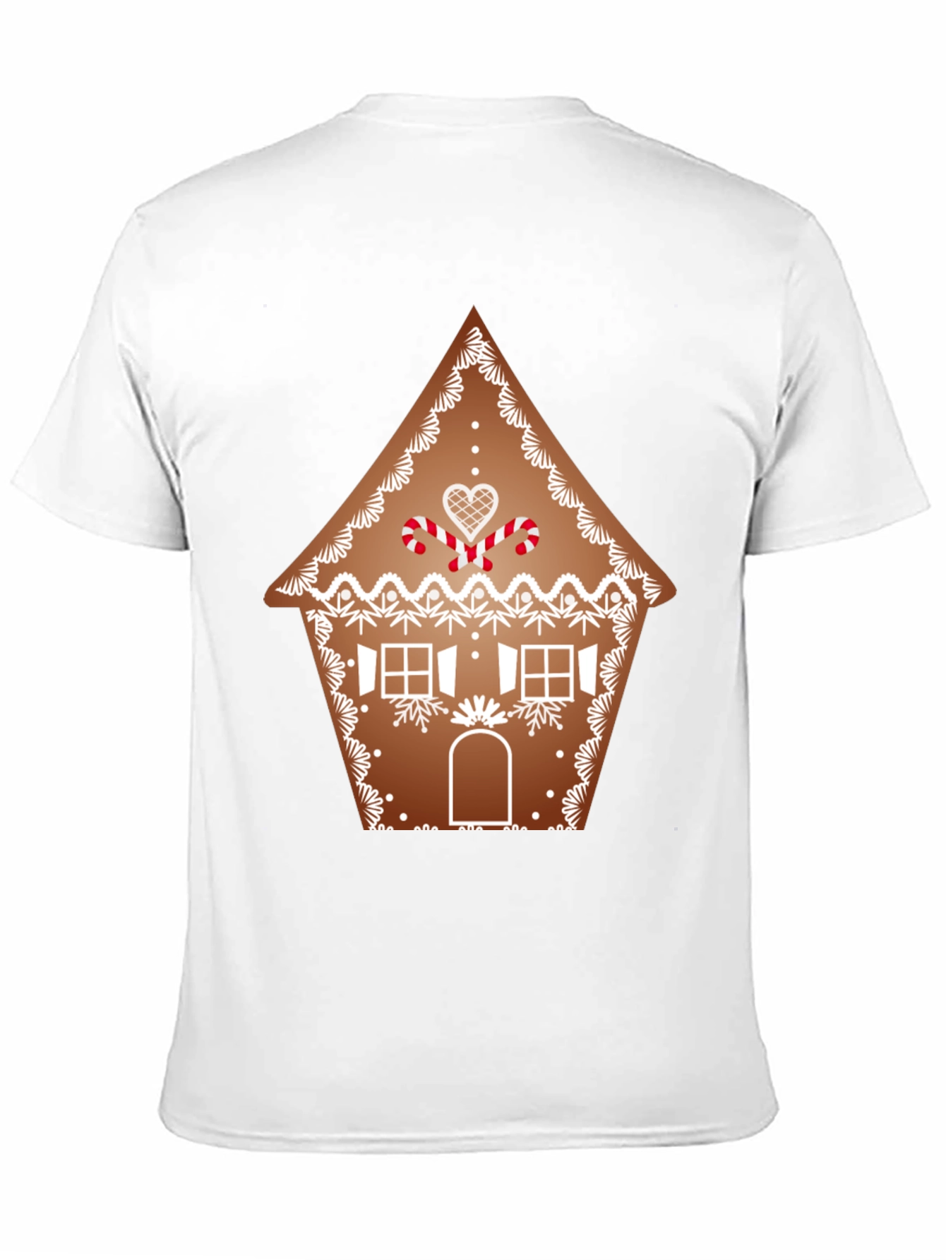 Gingerbread House T-Shirt - Festive Holiday Apparel