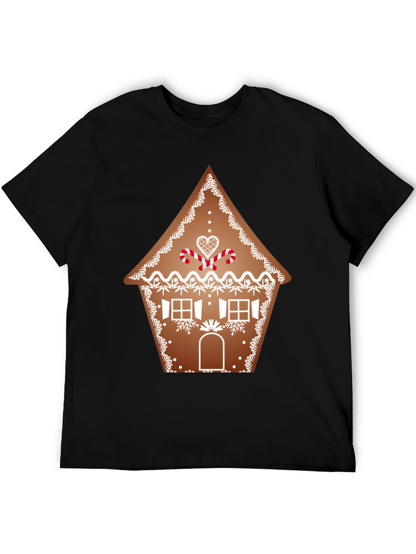 Gingerbread House T-Shirt - Festive Holiday Apparel