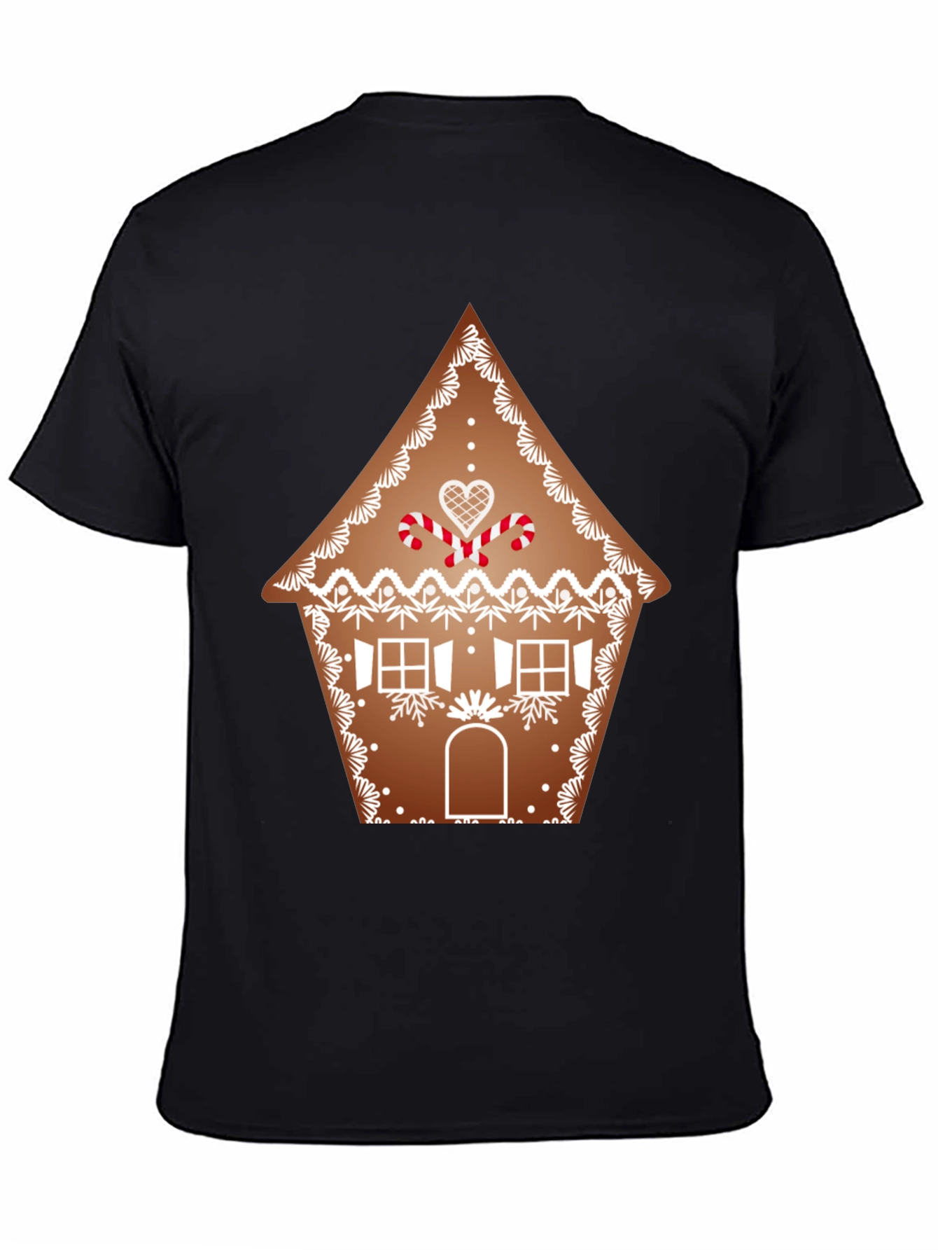 Gingerbread House T-Shirt - Festive Holiday Apparel