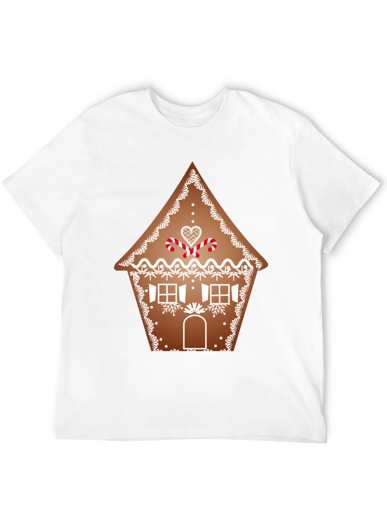 Gingerbread House T-Shirt - Festive Holiday Apparel