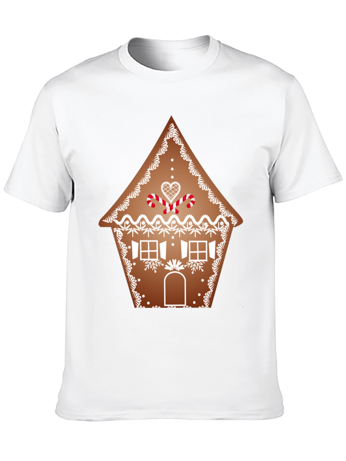 Gingerbread House T-Shirt - Festive Holiday Apparel