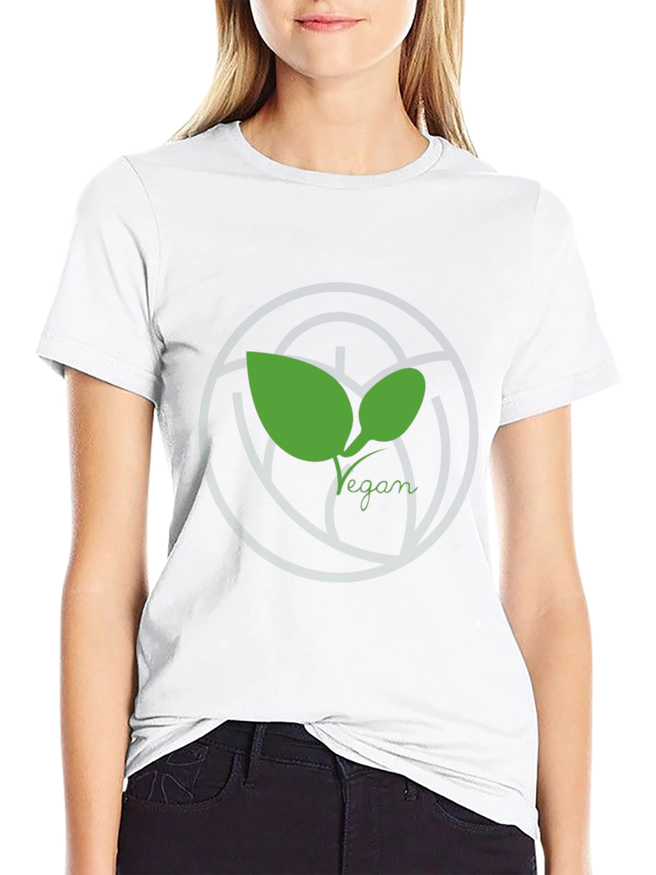 Vegan Leaf T-Shirt - Eco Friendly Style