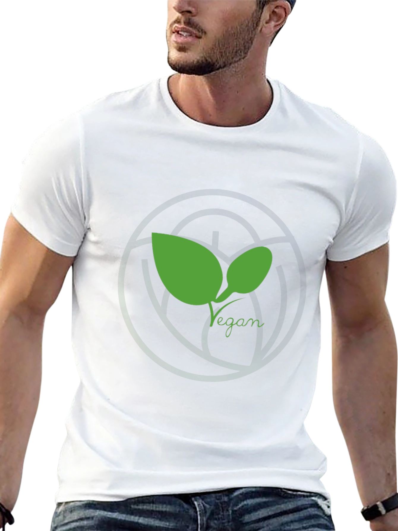 Vegan Leaf T-Shirt - Eco Friendly Style