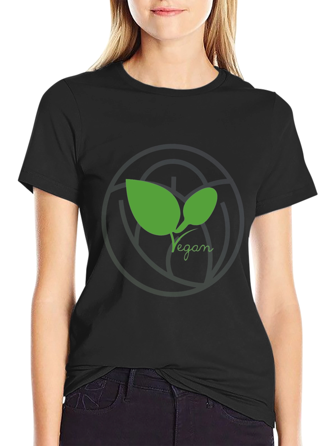 Vegan Leaf T-Shirt - Eco Friendly Style