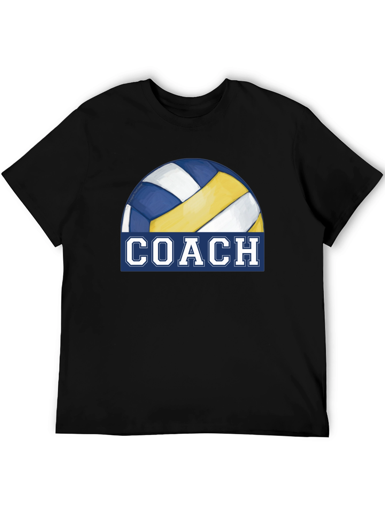 Volleyball Coach T-Shirt - Black