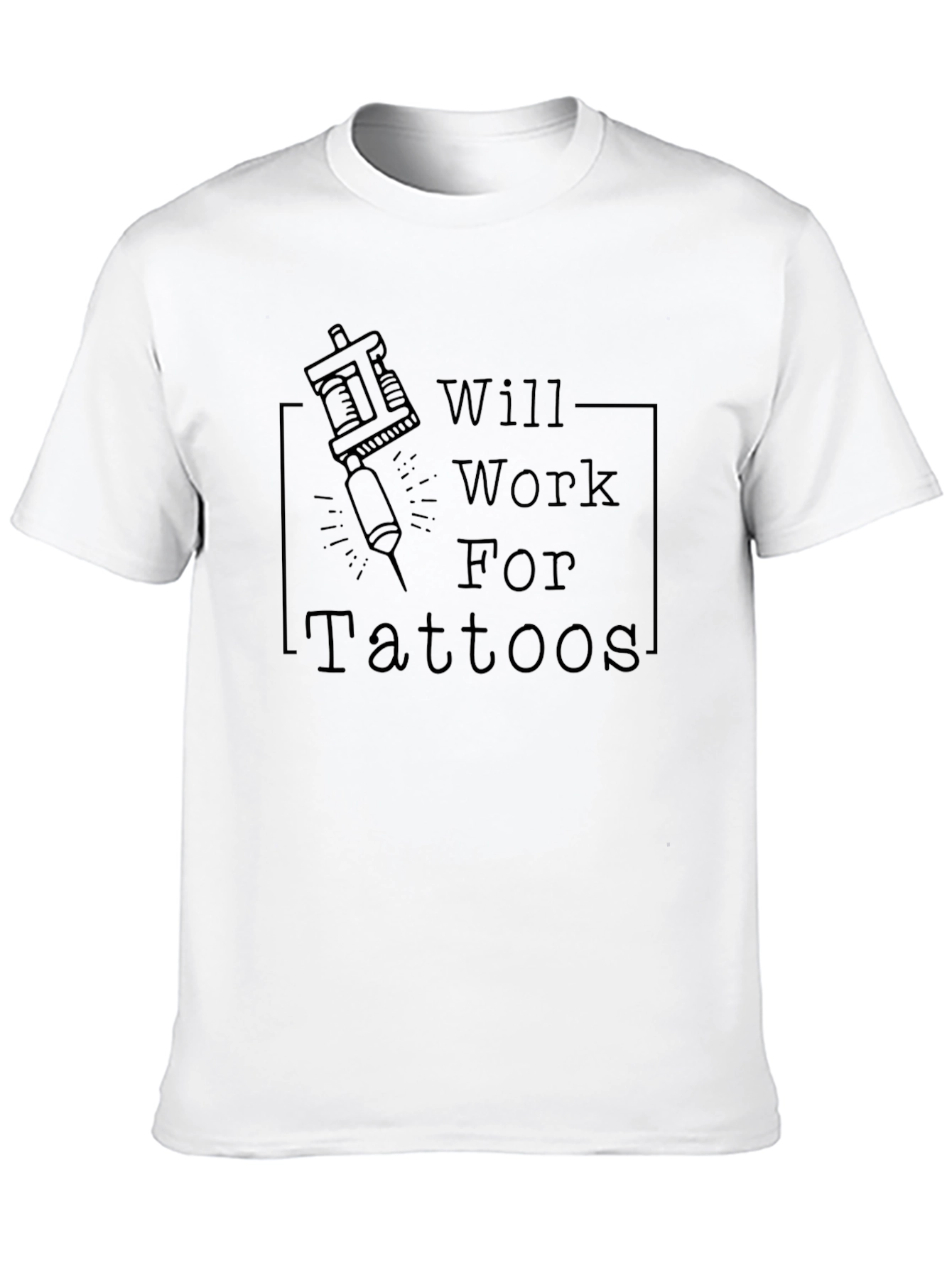 Will Work For Tattoos Graphic Tee