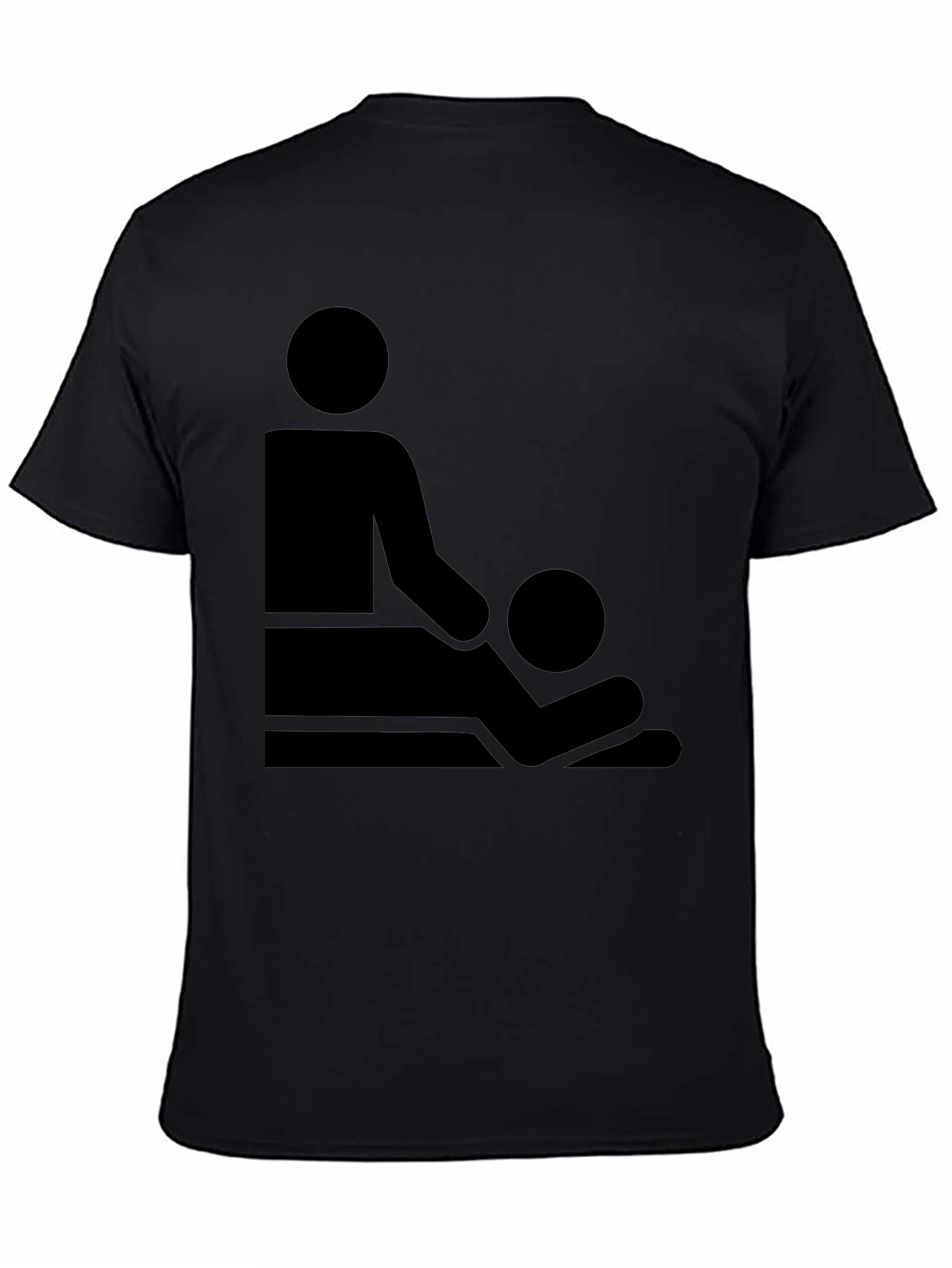 Massage Therapy Graphic T-Shirt - Black