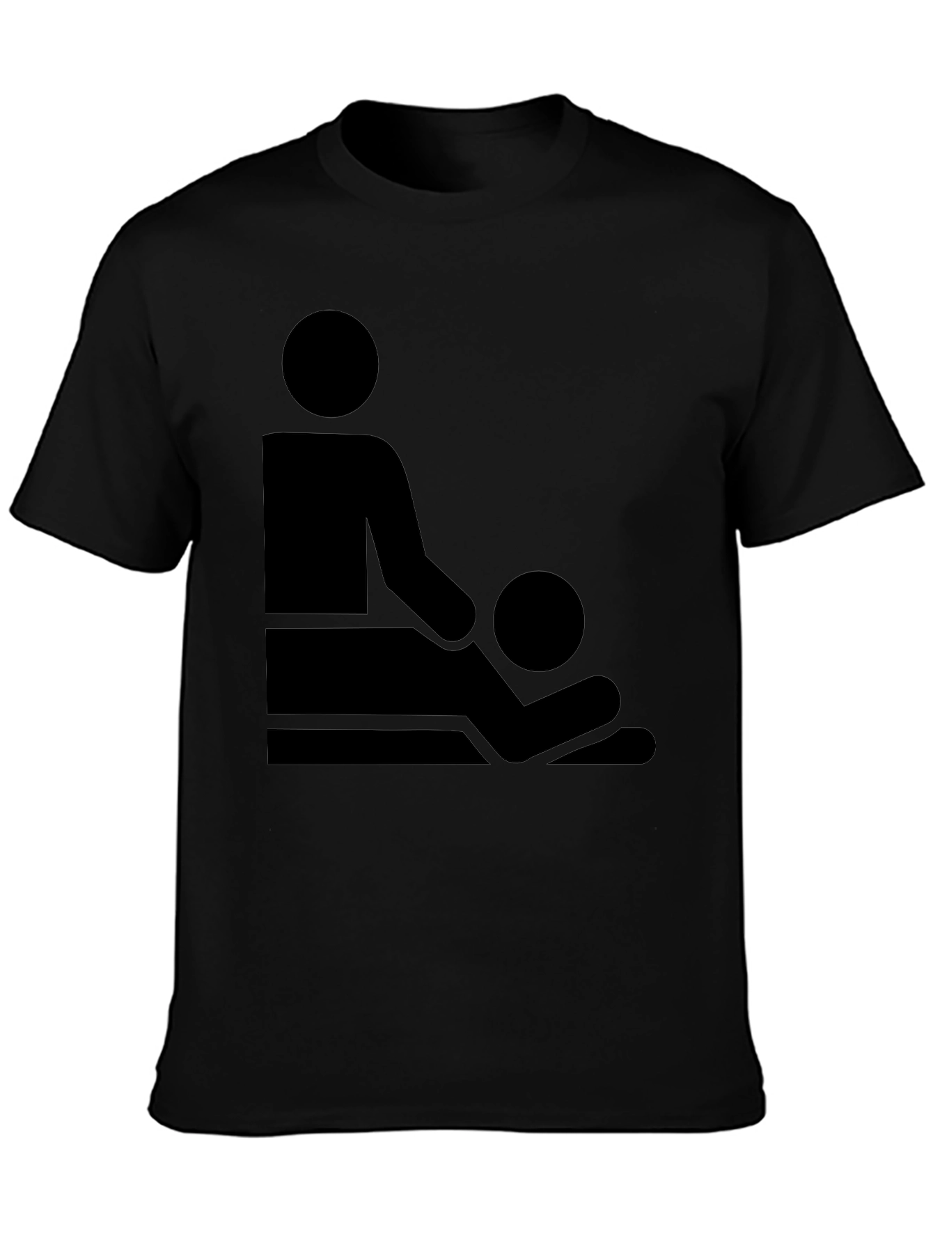 Massage Therapy Graphic T-Shirt - Black