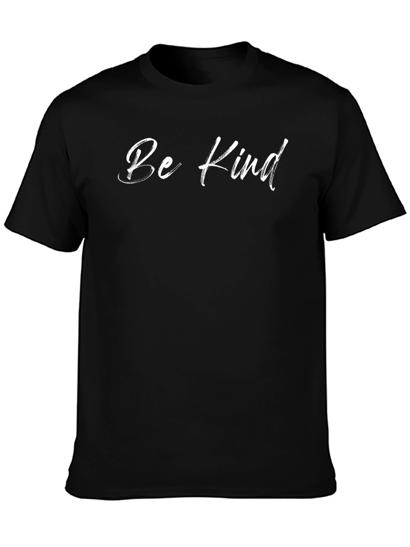 Be Kind Graphic Tee - Soft Black Cotton T-Shirt