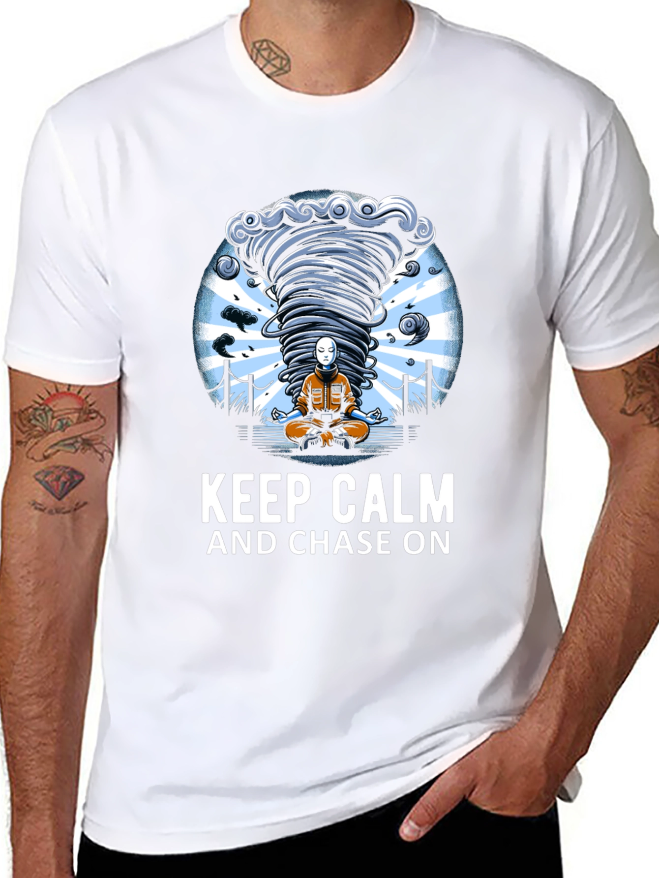 Keep Calm & Chase On Tornado T-Shirt