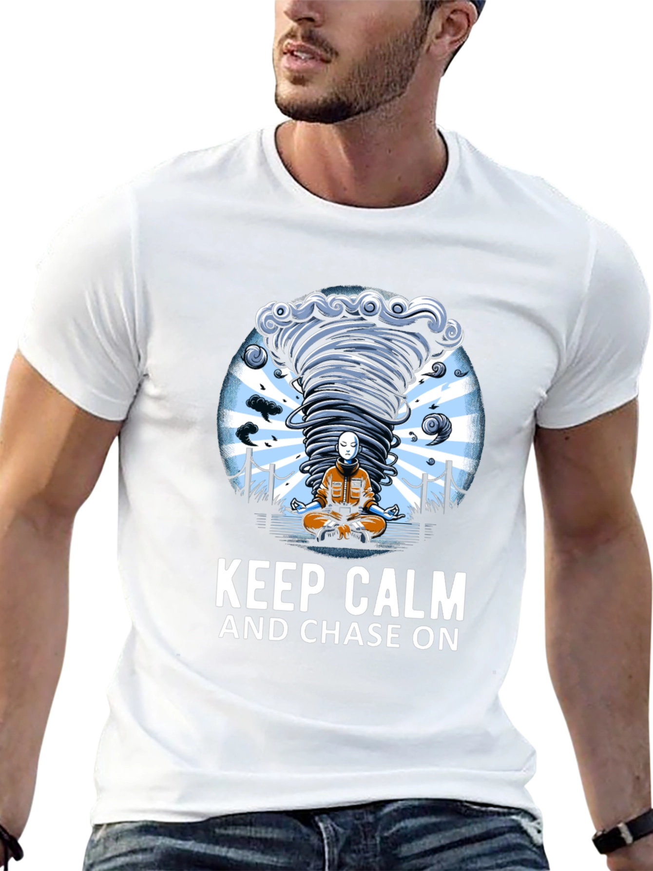 Keep Calm & Chase On Tornado T-Shirt