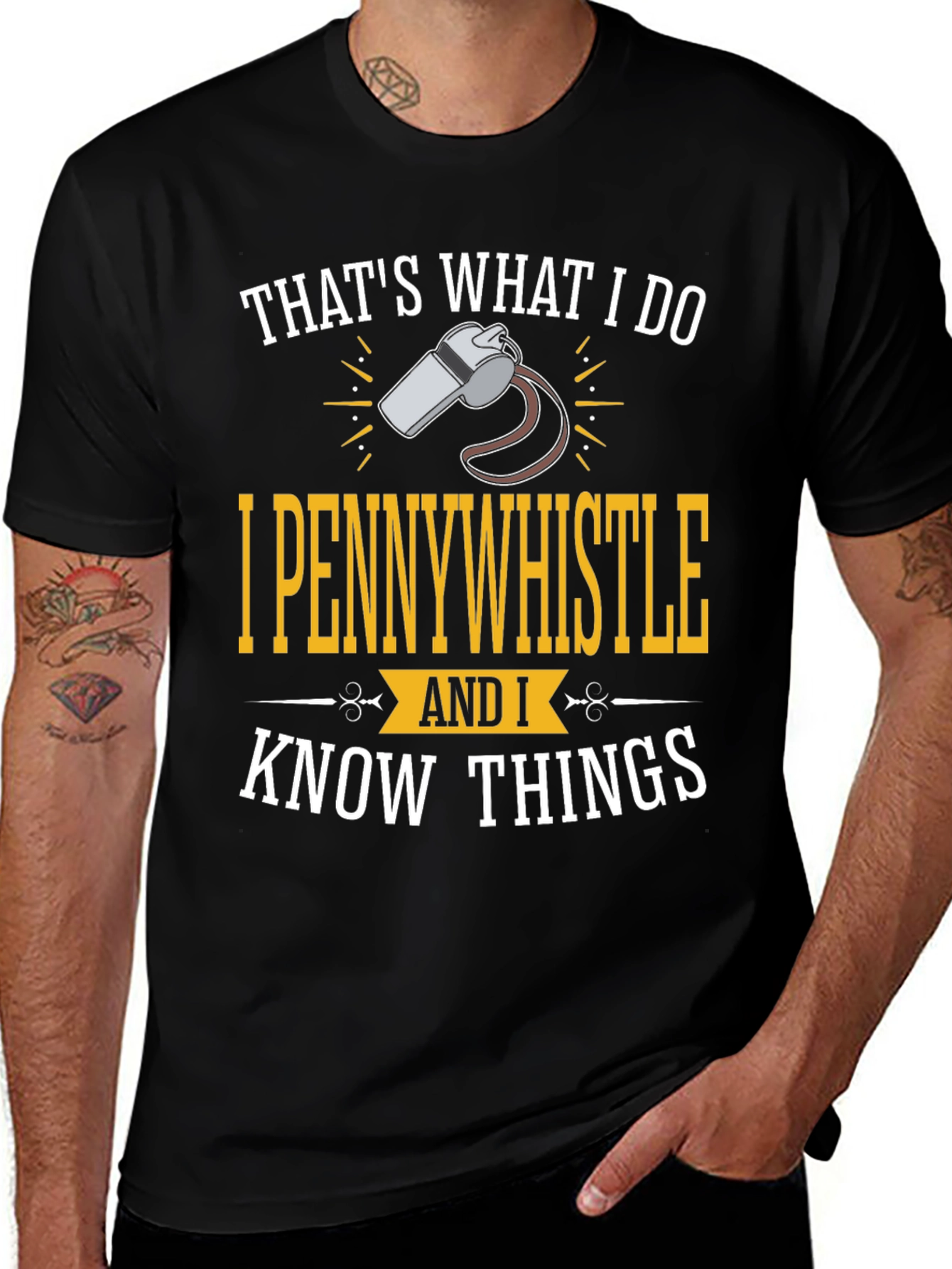I Pennywhistle Funny Graphic T-Shirt