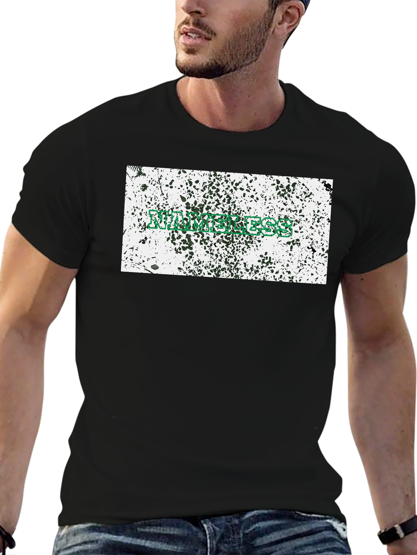 Abstract Graphic Print Tee - Relaxed Fit
