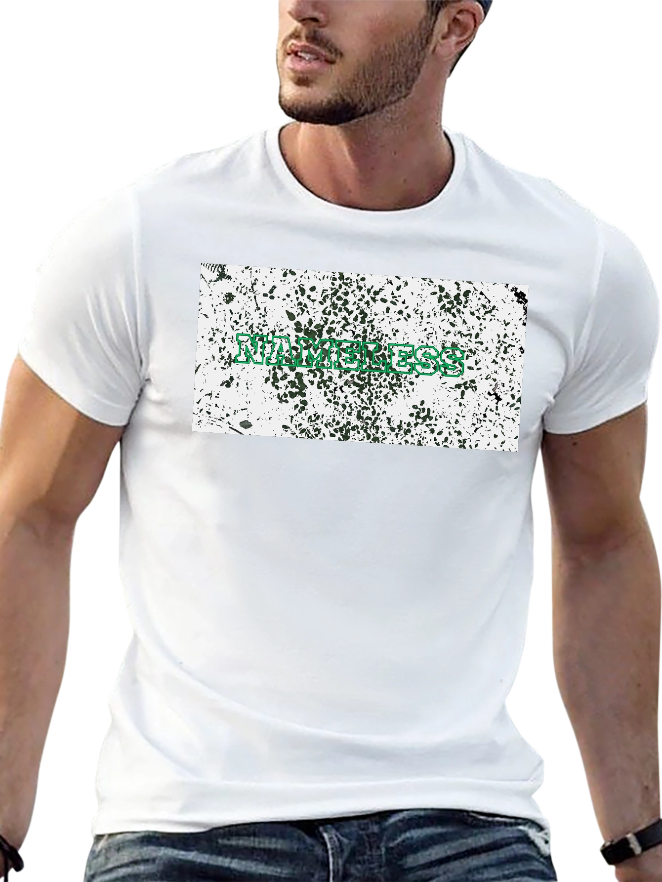 Abstract Graphic Print Tee - Relaxed Fit