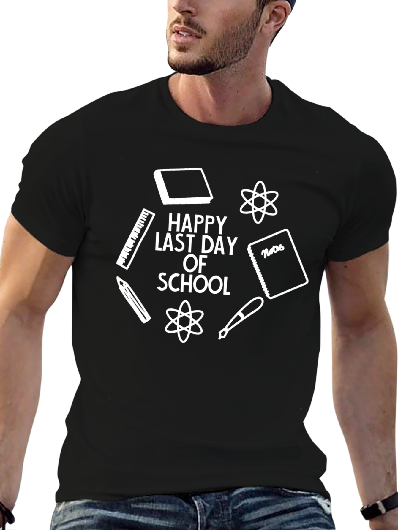 Happy Last Day of School Black T-Shirt