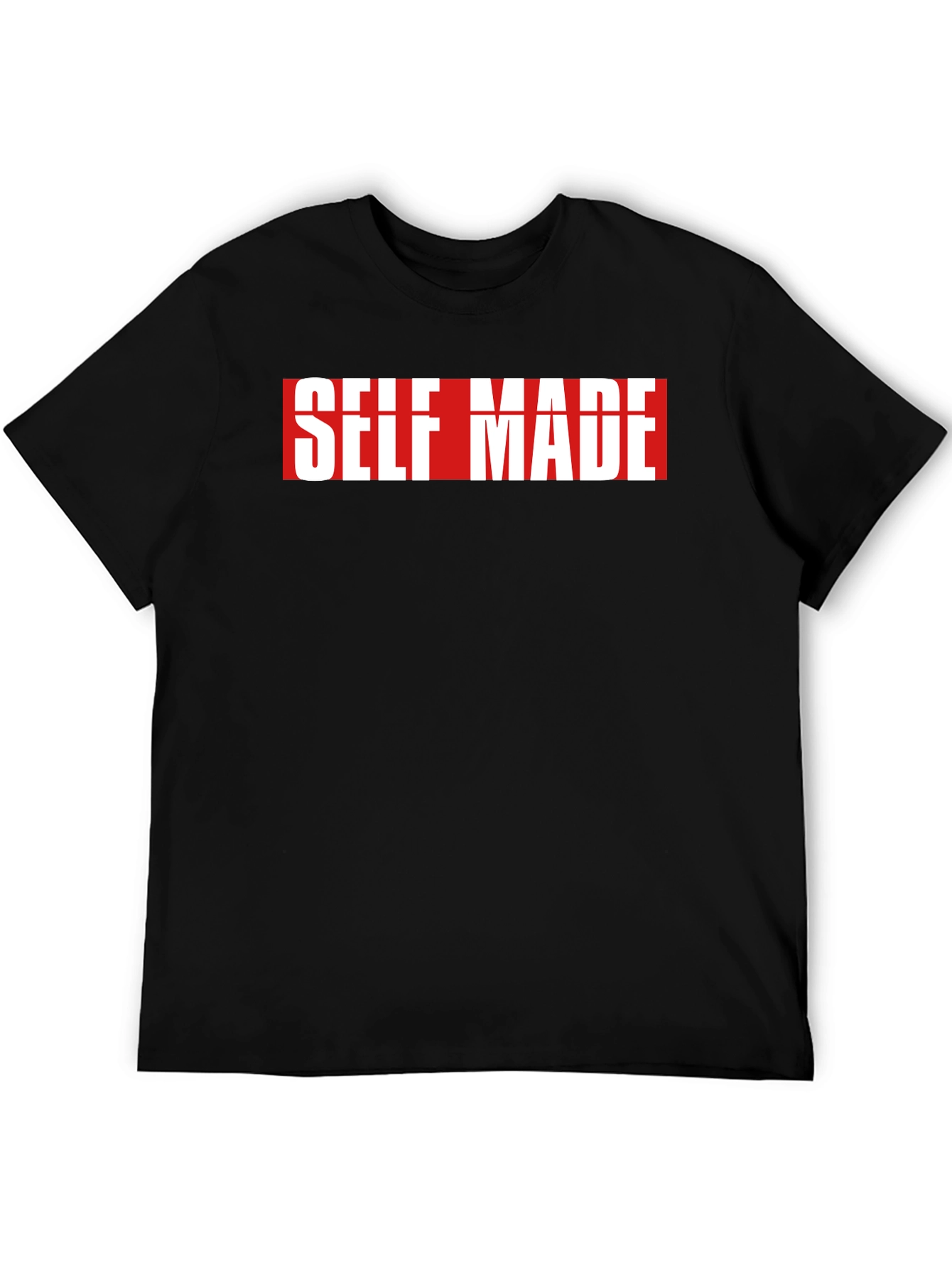 Self Made Graphic Tee - Mens Black T-Shirt