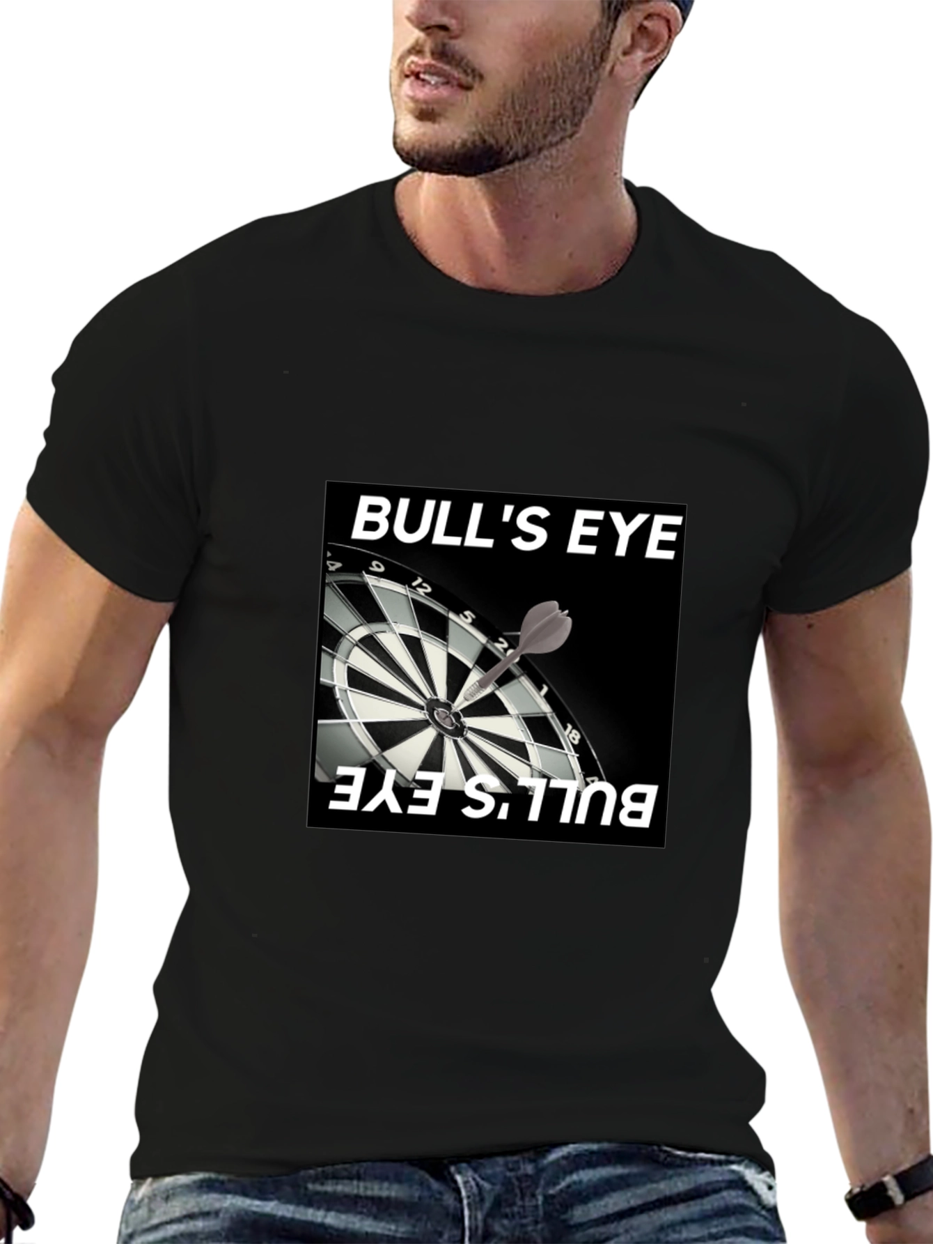 Bulls Eye Dartboard T-Shirt - Perfect Hit!