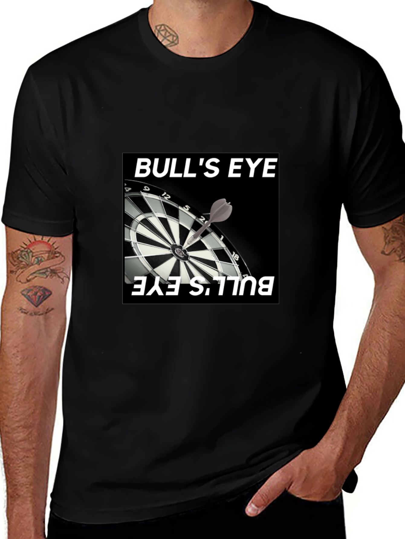 Bulls Eye Dartboard T-Shirt - Perfect Hit!