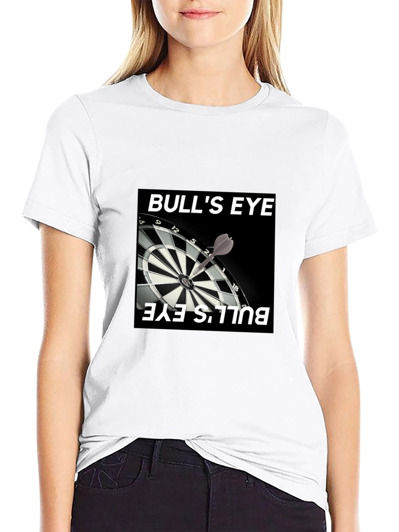 Bulls Eye Dartboard T-Shirt - Perfect Hit!