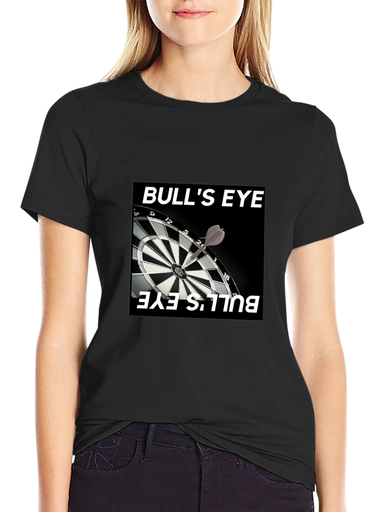 Bulls Eye Dartboard T-Shirt - Perfect Hit!