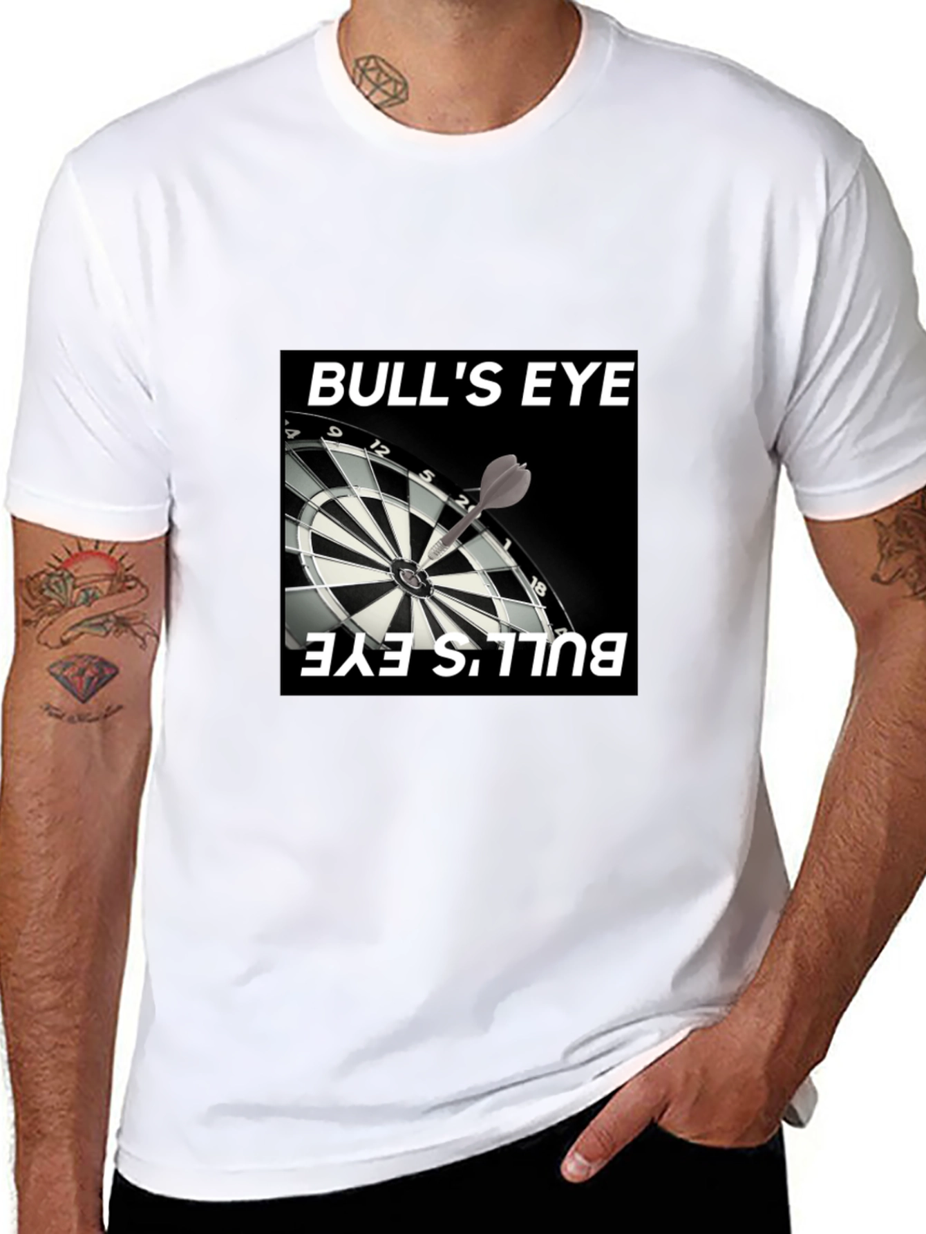 Bulls Eye Dartboard T-Shirt - Perfect Hit!