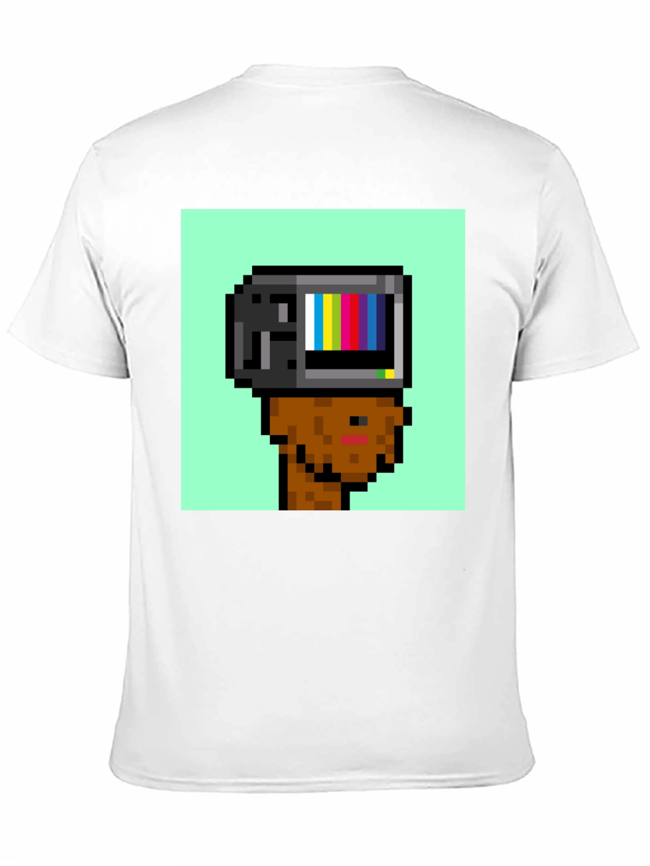 Pixel TV Head T-Shirt