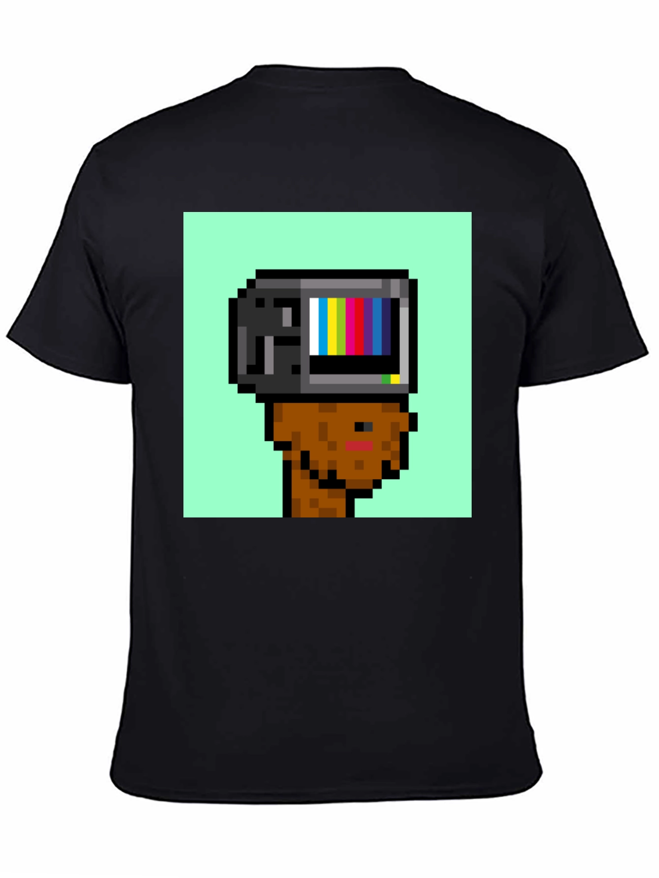 Pixel TV Head T-Shirt
