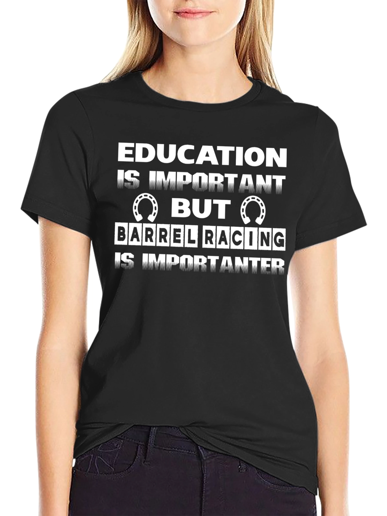 Barrel Racing is Importanter Tee