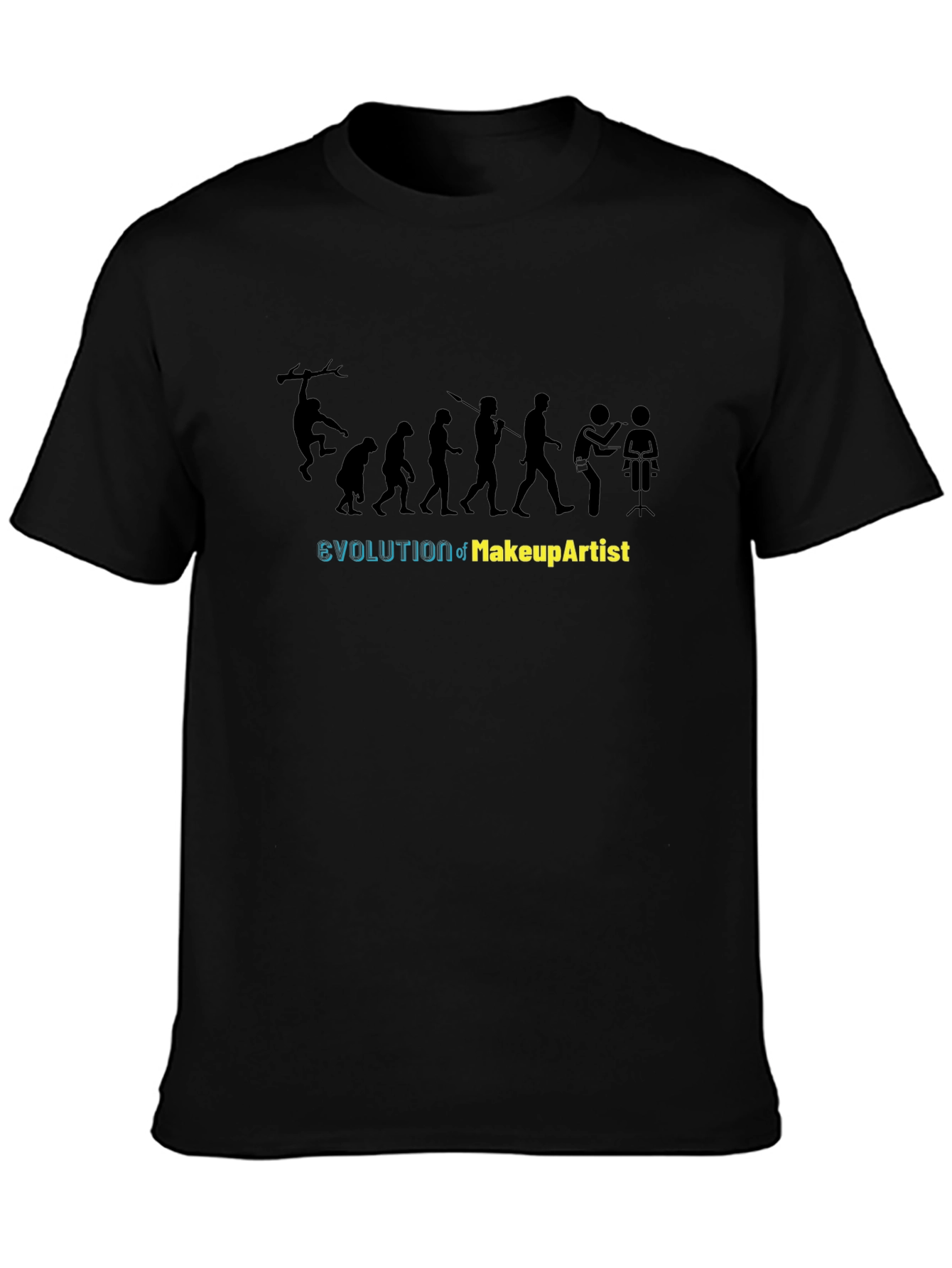 Makeup Artist Evolution T-Shirt - Funny Cosmetology Tee