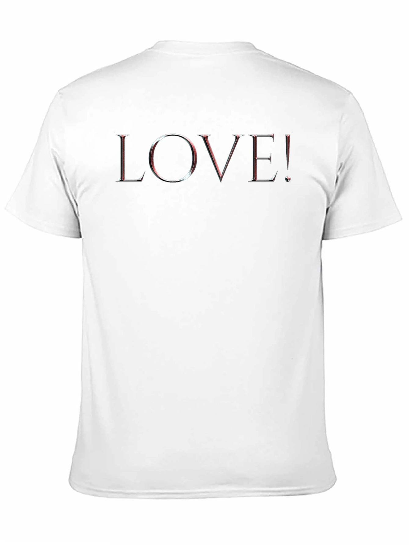 LOVE! Graphic T-Shirt - Stylish Black Tee