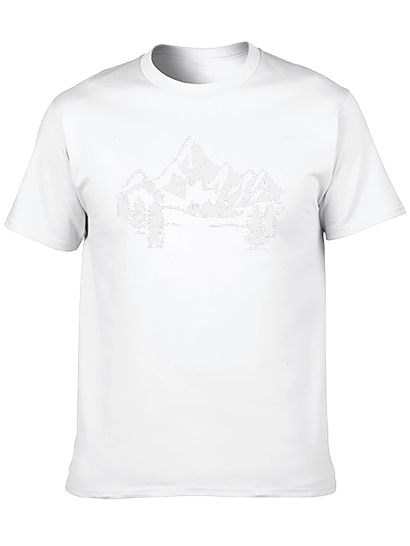 Mountain Graphic Tee - Black Adventure Shirt