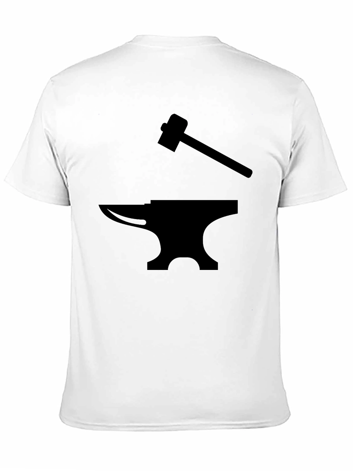 Blacksmith Anvil & Hammer Graphic T-Shirt