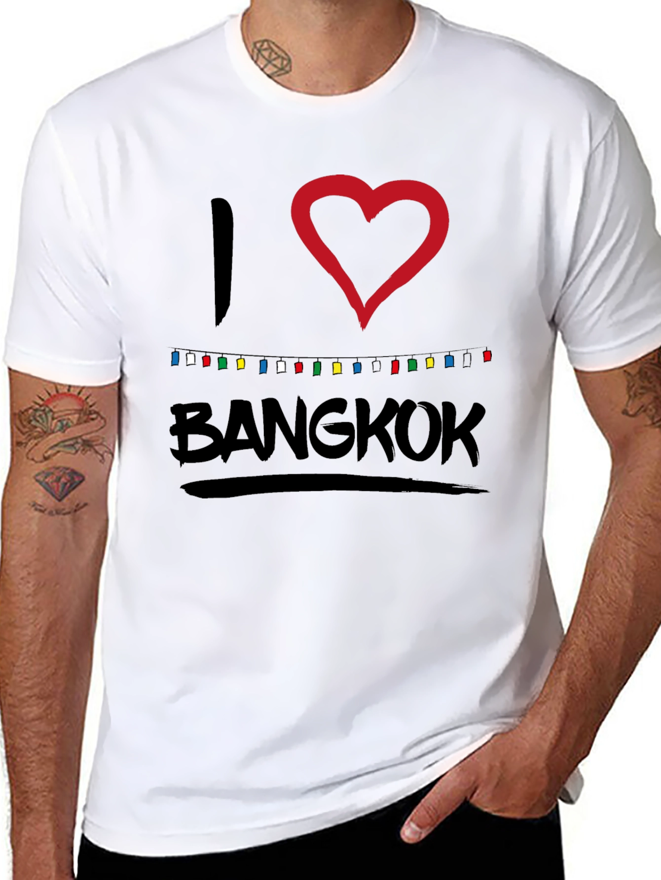 I Love Bangkok T-Shirt - Stylish Souvenir Tee