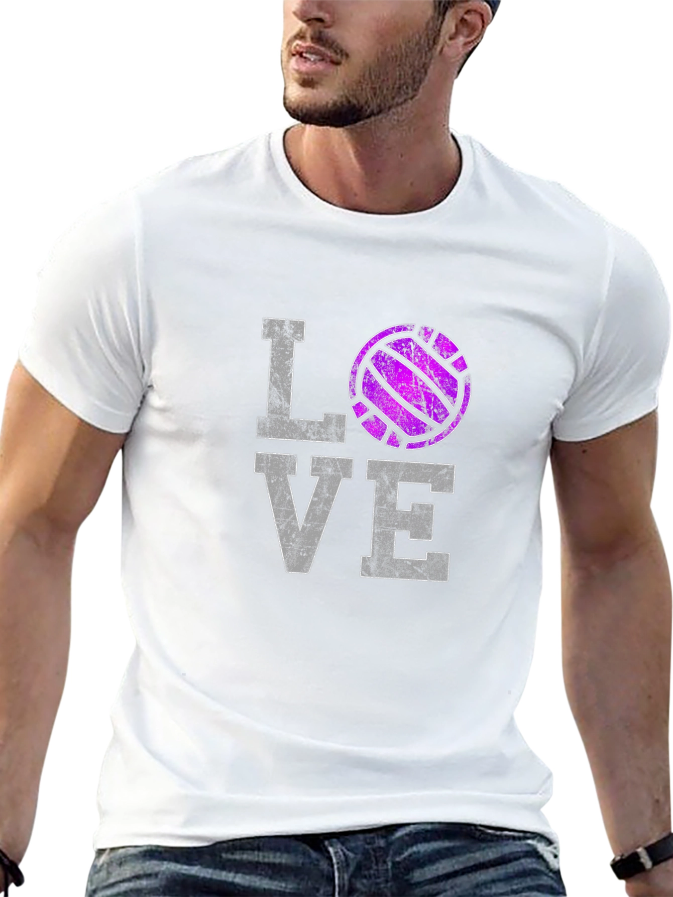LOVE Volleyball Graphic T-Shirt