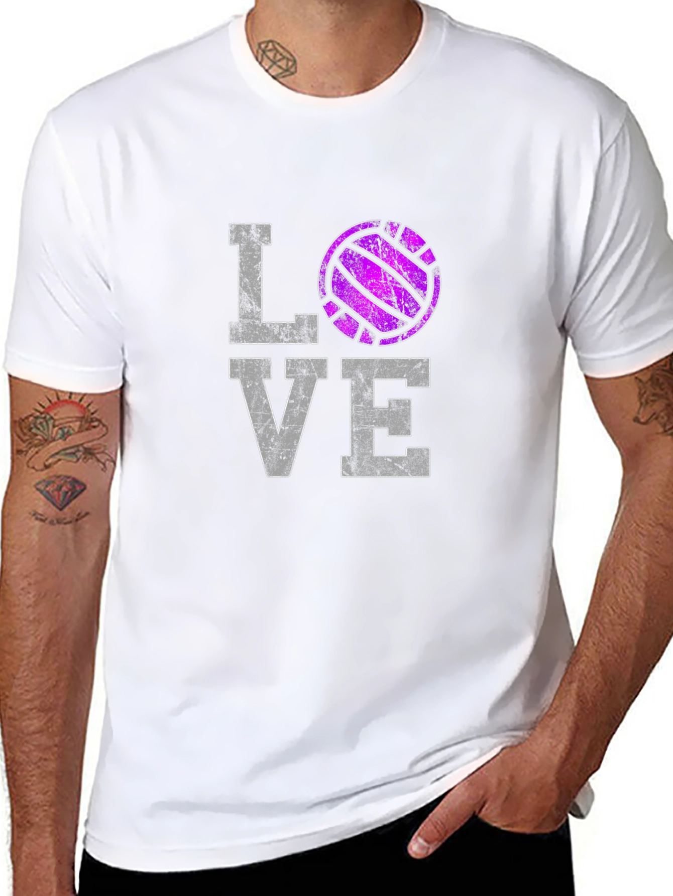 LOVE Volleyball Graphic T-Shirt