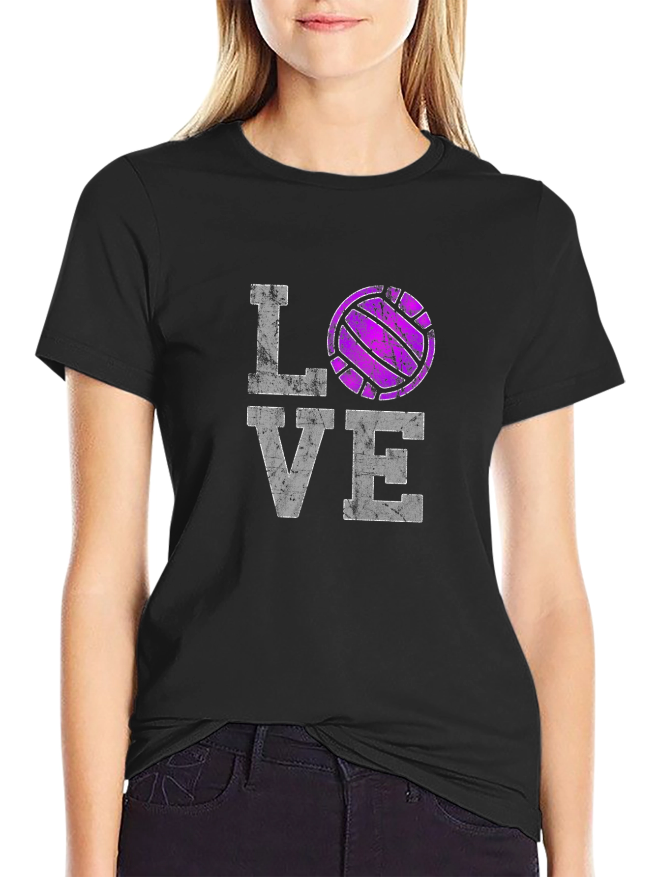 LOVE Volleyball Graphic T-Shirt