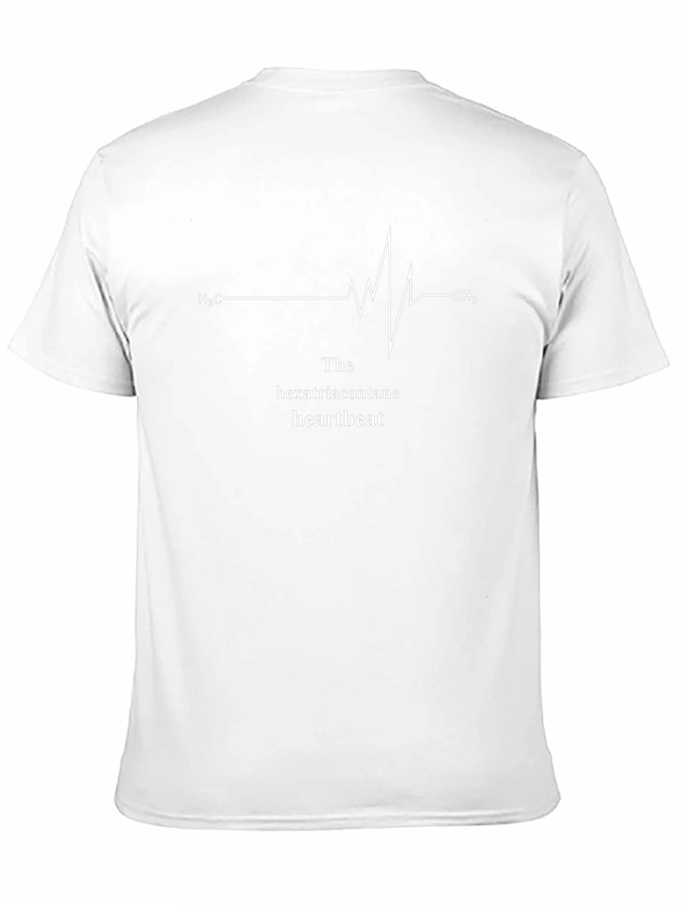 Hexatriacontane Heartbeat Graphic Tee - Science T-Shirt