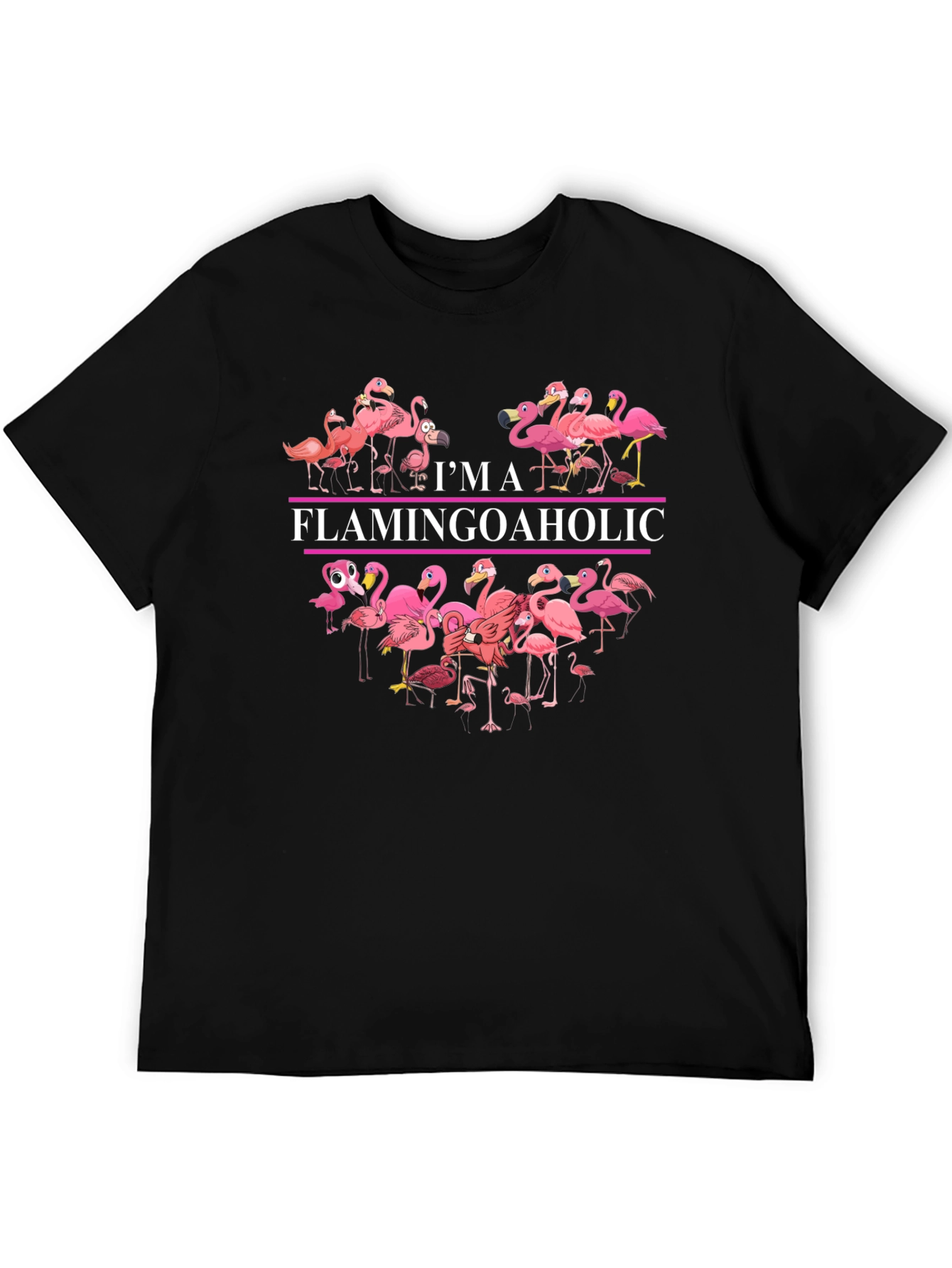 Flamingoaholic Graphic T-Shirt - Fun & Stylish Tee
