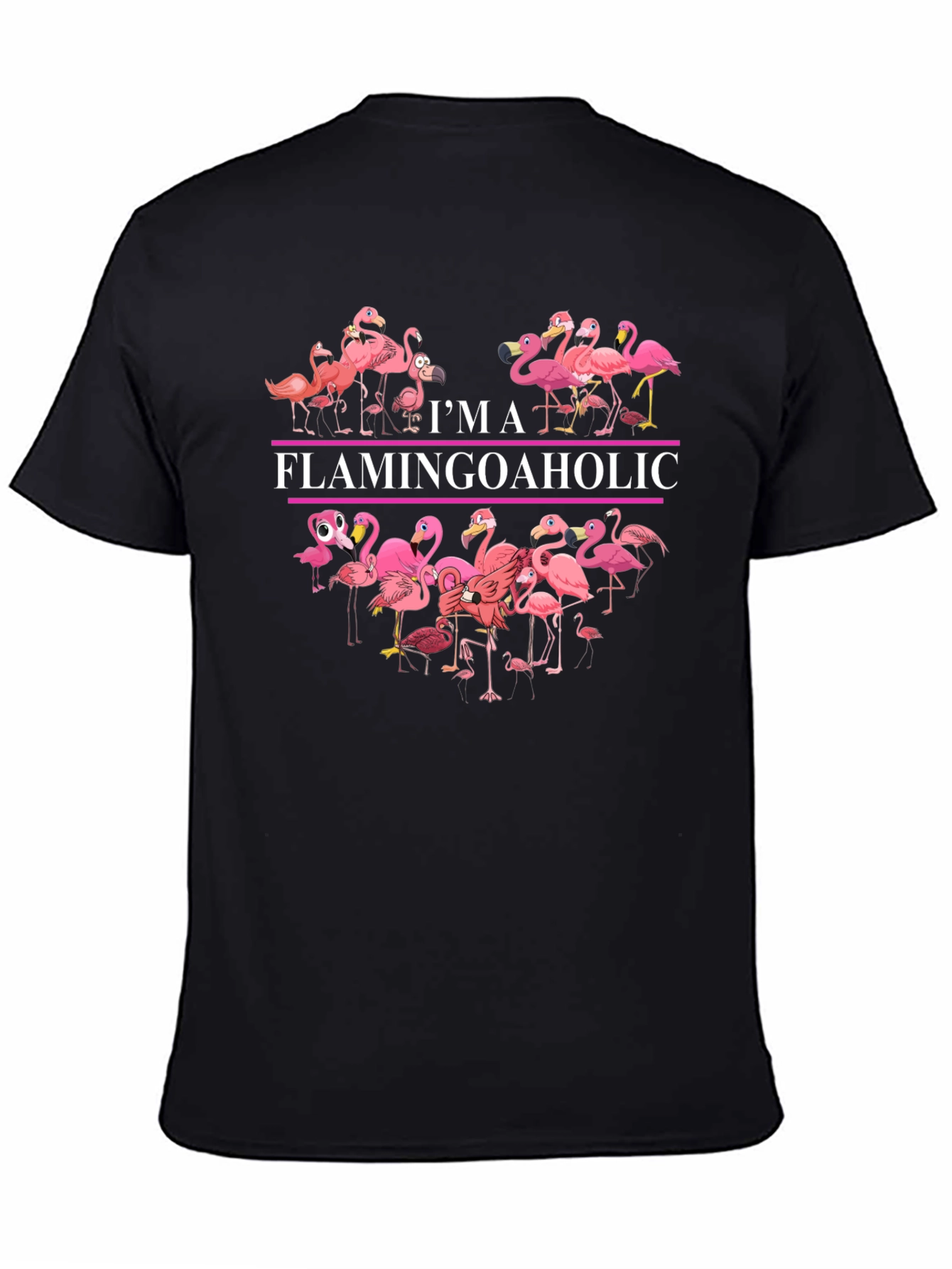 Flamingoaholic Graphic T-Shirt - Fun & Stylish Tee