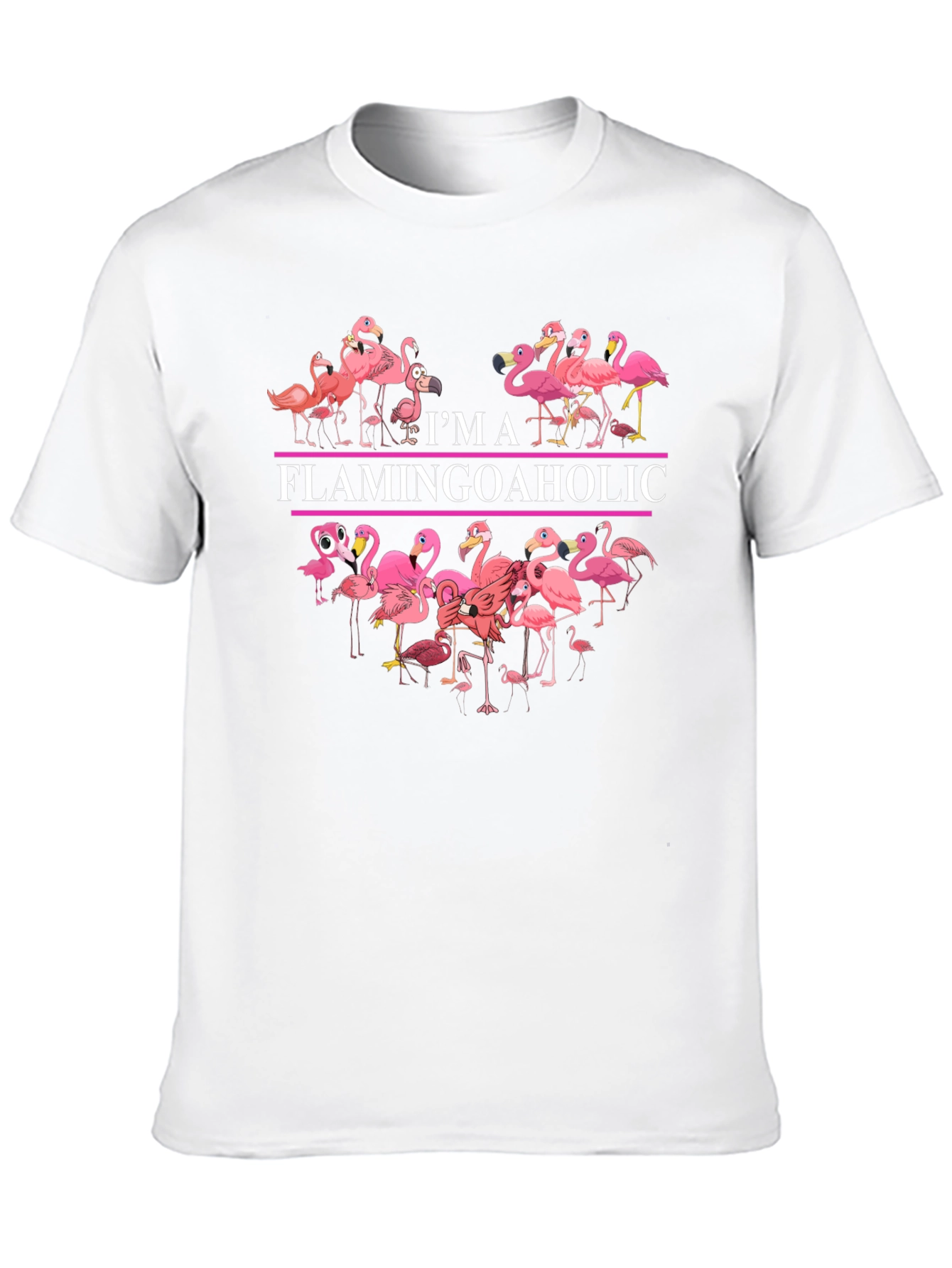 Flamingoaholic Graphic T-Shirt - Fun & Stylish Tee