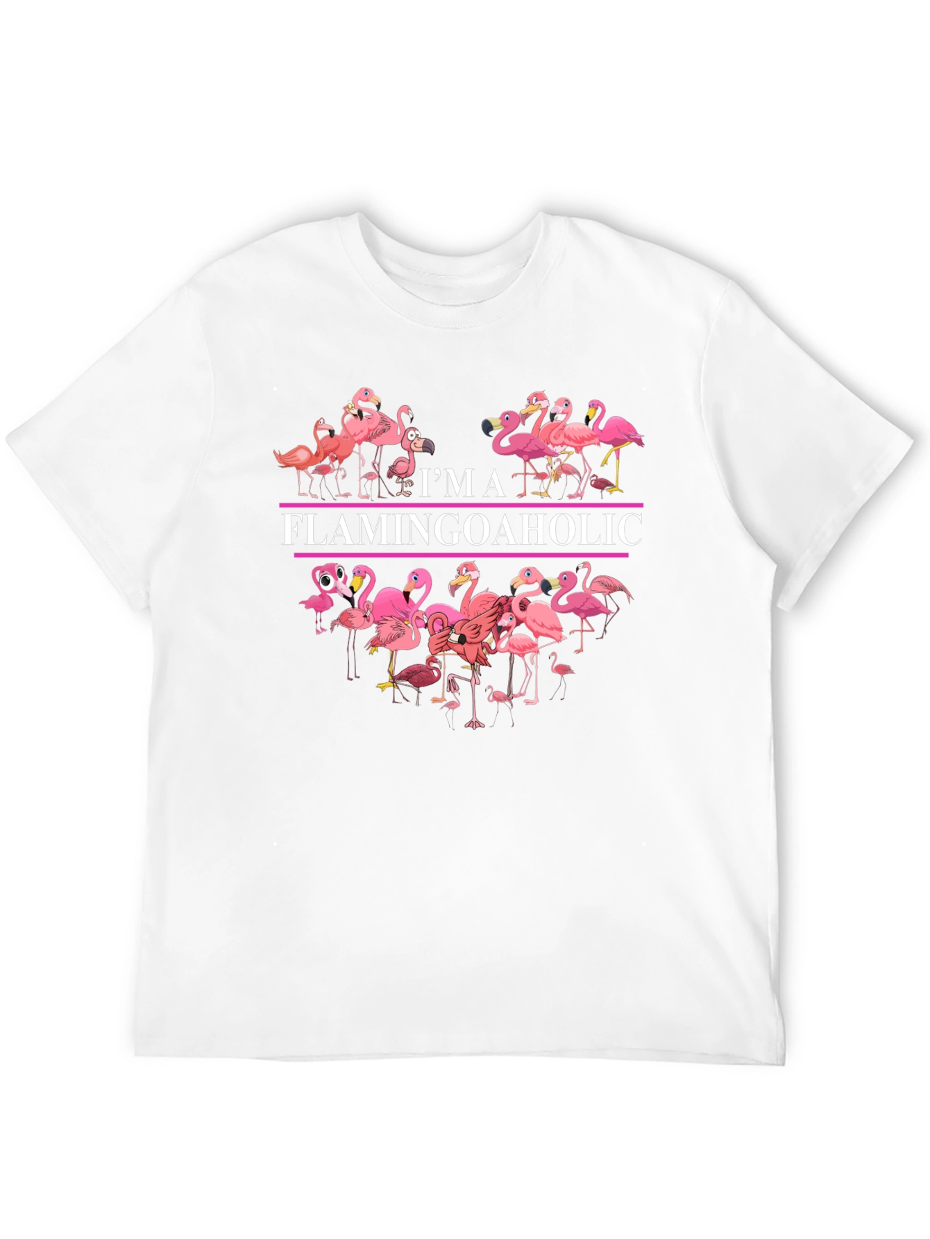 Flamingoaholic Graphic T-Shirt - Fun & Stylish Tee