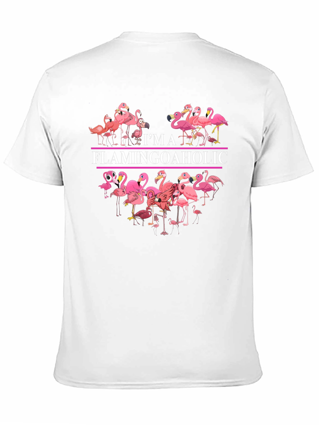 Flamingoaholic Graphic T-Shirt - Fun & Stylish Tee