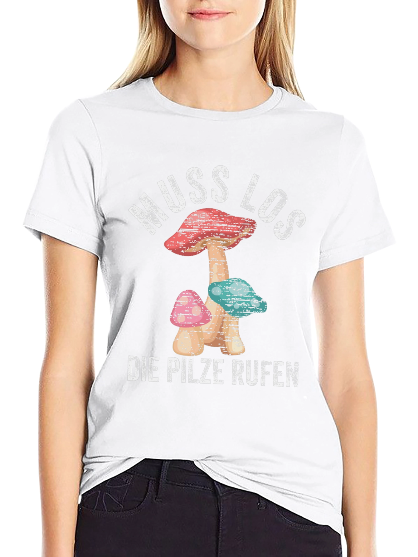 Muss Los Die Pilze Rufen Mushroom T-Shirt
