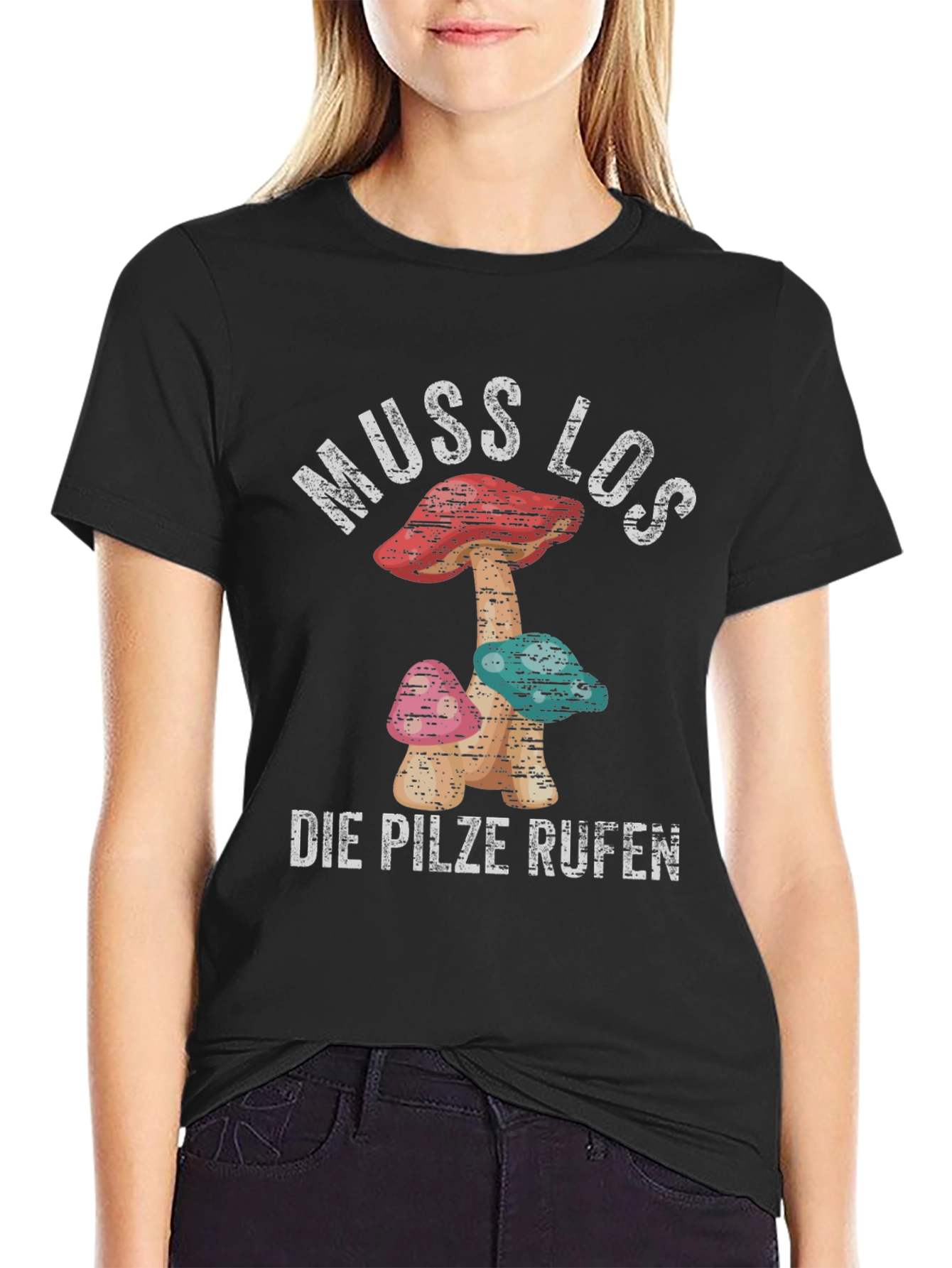 Muss Los Die Pilze Rufen Mushroom T-Shirt