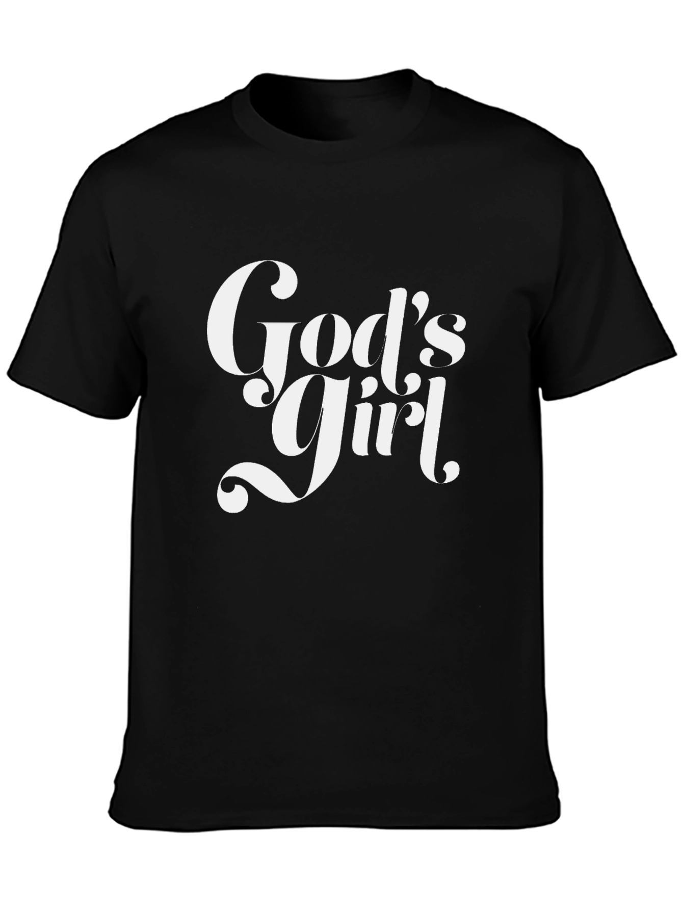 Gods Girl Graphic Tee - Black T-Shirt