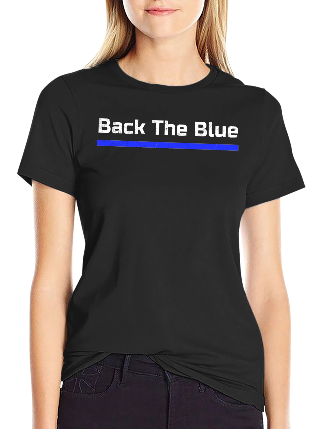 Back The Blue Graphic T-Shirt