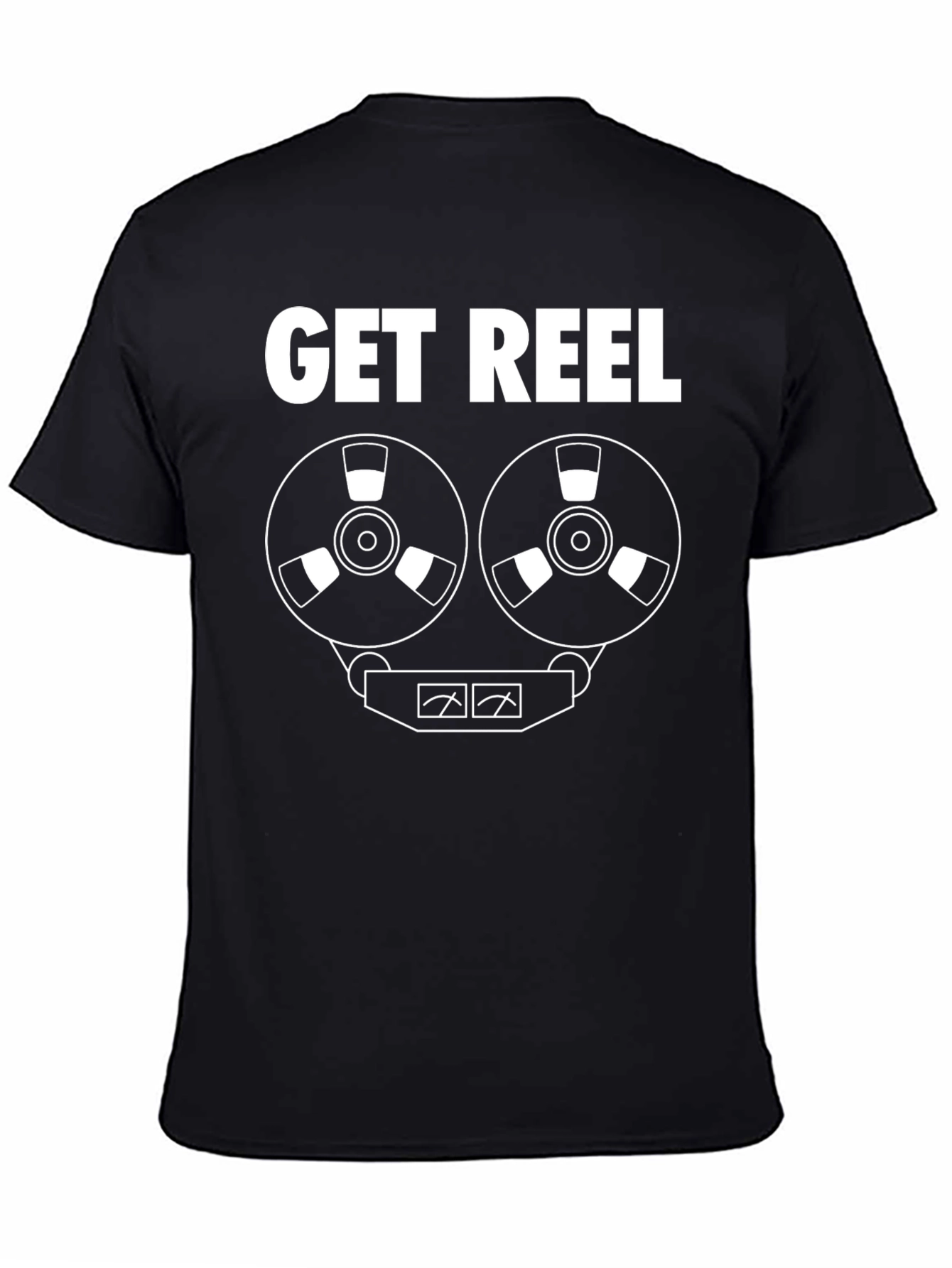 Get Reel T-Shirt - Retro Audio Enthusiast Tee