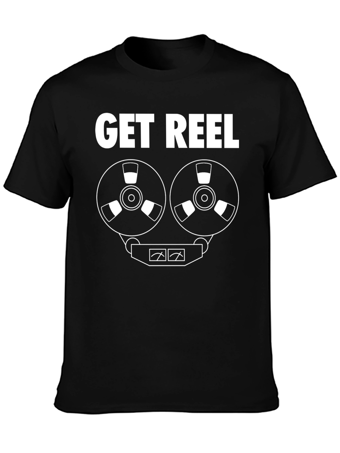 Get Reel T-Shirt - Retro Audio Enthusiast Tee