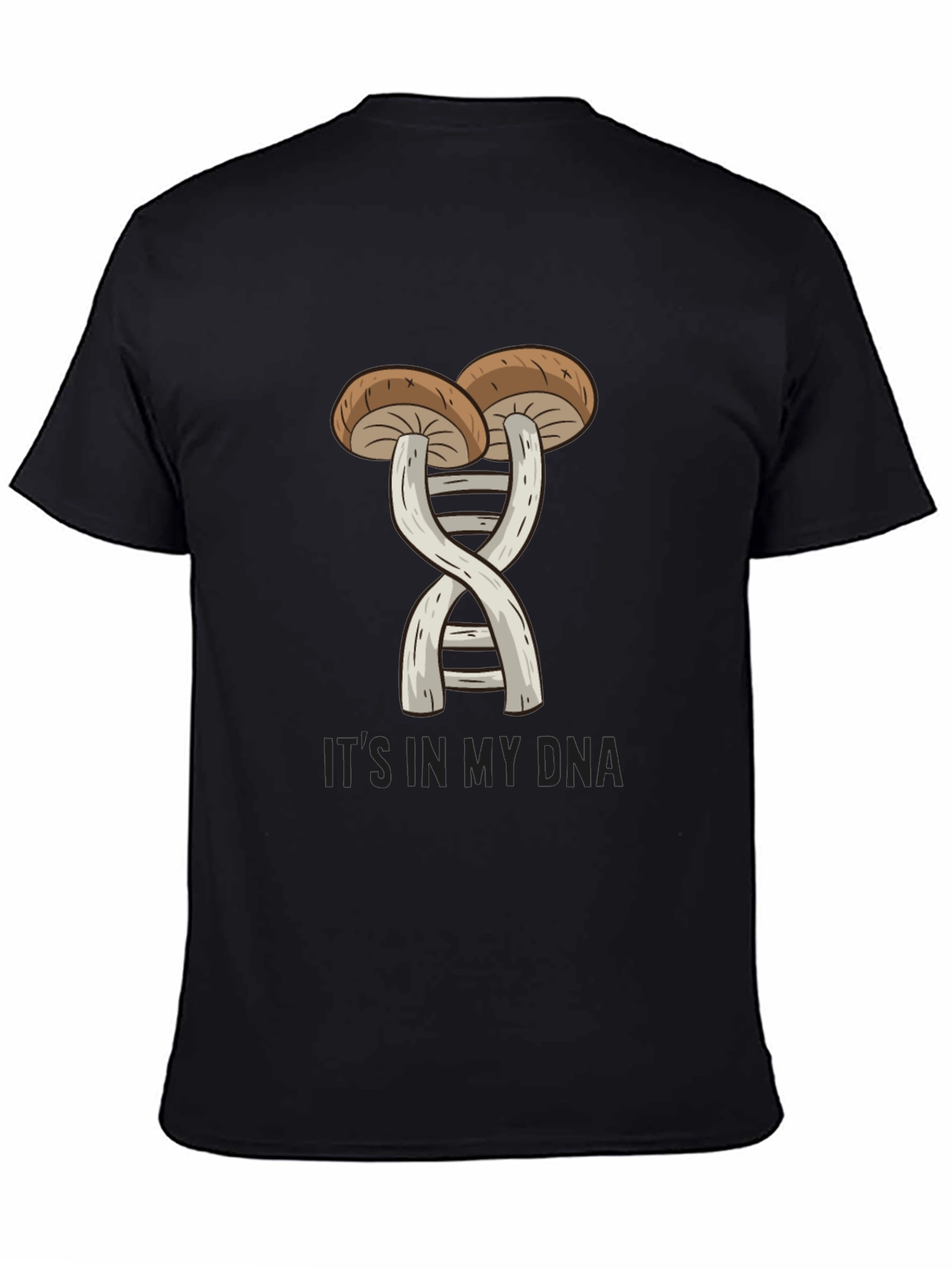 Mushroom DNA T-Shirt - Fungi Genetic Tee