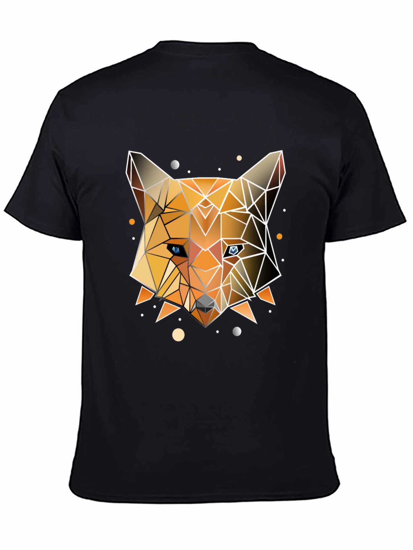Geometric Fox Graphic Tee - Modern Design